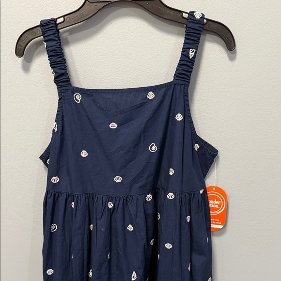 Wonder Nation Navy Dress with White Patterns - Picture 6 of 14